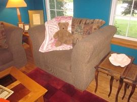 Chair, matching sofa, 