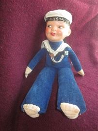America Line Doll, Composite face, excellent condition