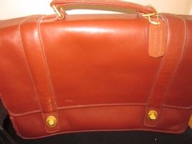 Coach brief case, small scratches