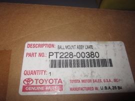 Toyota Parts, Ball Mount, Model # PT228-00380