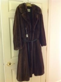 mink coat is about a size 12