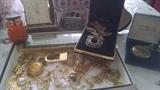 MISC. JEWELRY/ POCKET WATCH, CUFF LINKS, 
