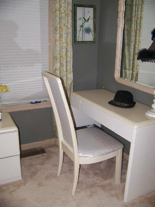 Matching Desk, chair and mirror