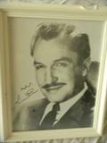 Vincent Price autographed photo