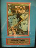 Star Trek Marvel comic framed first issue April 1980, autographed by William Shatner and Leonard Nimoy