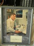 Autographed Gene Roddenbury framed photo