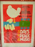 Woodstock limited edition print signed by Richie Havens, Arnold Skolnick (artist of the original poster), Carlos Santana, Wavy Gravy and Grace Slick. Certificate of authenticity from Philip Cushway. This is in excellent condition and is a MUST SEE! It is a limited second edition made to celebrate the 35th anniversary of the concert.