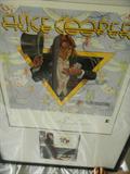 Alice Cooper signed lithograph
