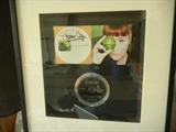 Autographed and framed Nin Objects CD and sleeve of Suzanne Vega includes certificate of authenticity