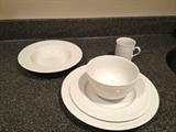Crate and Barrel Stacatto dinnerware
