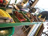 Tools, tools and more tools. I saw Snap-on, Craftsman, Ridgid, Crescent, Diamond Edge, and a number of other brand names on this table.