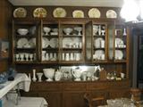 I don't know what all kinds of milk glass is in this collection but I did see some Westmoreland and some Imperial. Some of you can come see it and tell me about the other kinds that are there.
