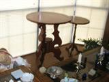 A couple of lamp or parlor tables.