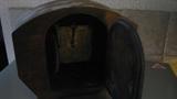 A photo of the open back of the interesting clock...