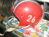 I'm sure Coach Acree probably would have had a big story surrounding this vintage football helmet!