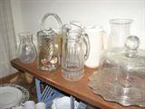 Some of the glassware avaiable at this sale...