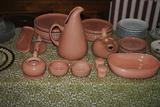 Russel Wright pottery.  We always price china, glass and potter by the piece because we find that we rarely have complete sets.