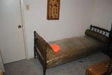 Walnut finish day bed.