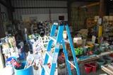 10 new tables of garden tools and home need items like ladders.