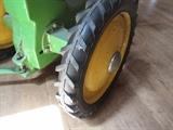 VINTAGE JOHN DEERE PEDAL CAR WITH TRAILER