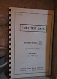 TUBE TEST DATA MODEL TC-1 / TC-2