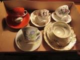 ASSORTED CUP & SAUCERS