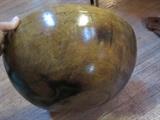LARGE WOODEN VINTAGE BOWL