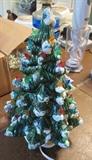 CERAMIC LIGHTED CHRISTMAS TREE