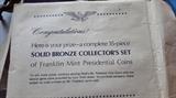 BRONZE PRESIDENTIAL COINS