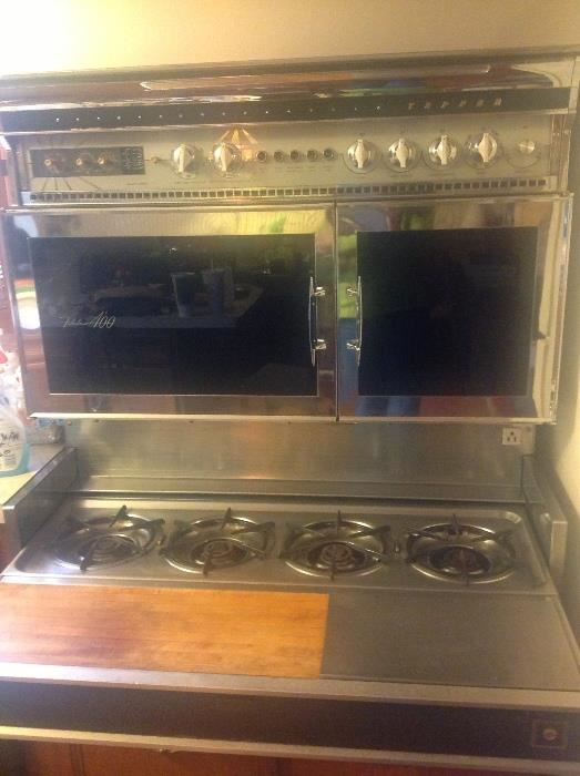 Mid century Tappan FABULOUS 400 pull out  gas stove/oven