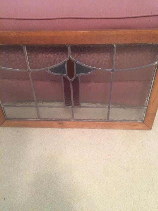 Small stain glass window