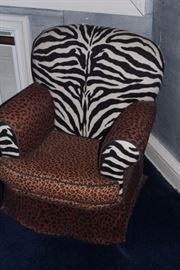 Animal Print Chair