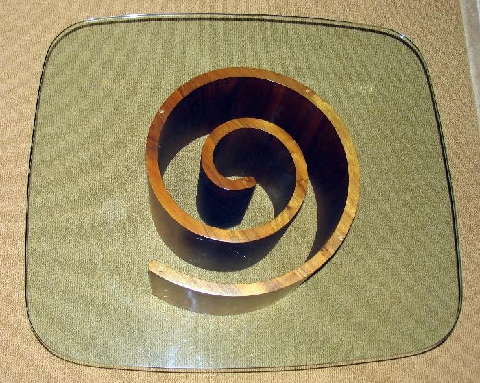 Vladimir Kagan Snail Table (purchased in 1965)