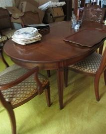 dining room table and chairs