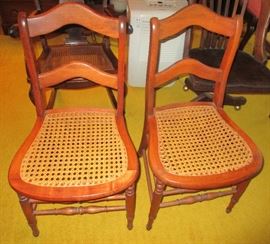 pair can bottom chairs