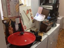 Washer and Dryer - Wok, Food processor, food wrap station, stuff I have never seen for the kitchen.