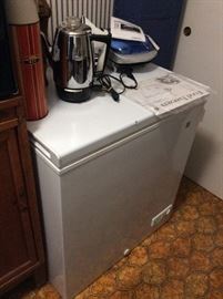Small Chest Freezer - actually we have two, thermos, Perculators, Irons and much more.