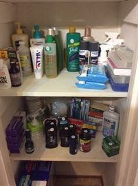 Lots of Health and Beauty Items, many never opened, men's deo, wipes, toothpaste, shaving cream - its here!