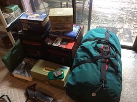 Camping Equipment, Heaters, Takle boxes, Tool boxes