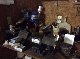 Vises, nails, screws, all kinds of everything