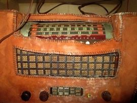 1945 General Electric Radio in leather case
