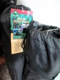 Fold out camping chairs