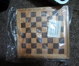 Chess and Checker board and set