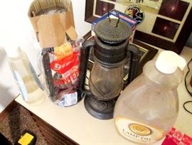 2 New Oil Lanterns and oil---Hurricane Supplies
