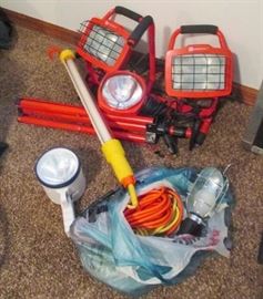 Mobile work site lighting