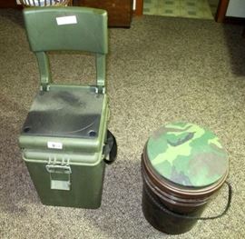 Coolers used as seats