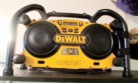 DeWalt Boom Box and Radio Tuner