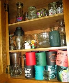 Msc beer mugs and can holders