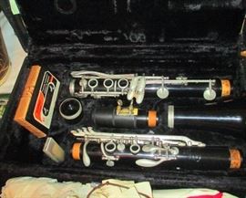 Clarinet in nice case. Plays great.