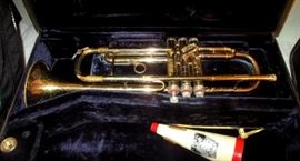 Conn Brass Trumpet in acase